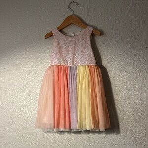 H&M Multicolor Sequin Kids Dress Tulle 2 - 3T